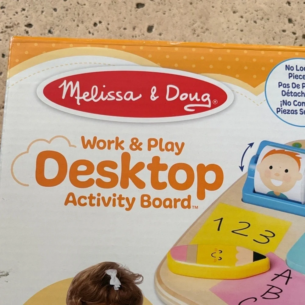 Melissa & Doug Colorful Desktop Activity Board Brand New